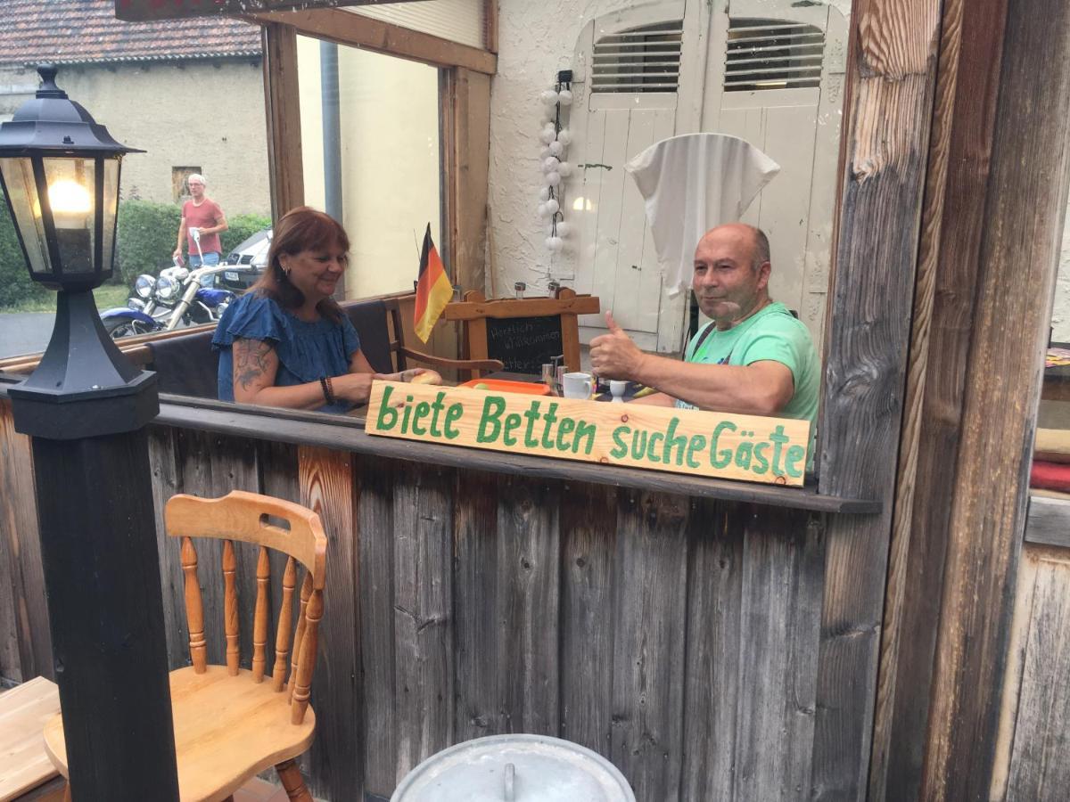 Pension Elbkiosk Kleinzadel Buitenkant foto