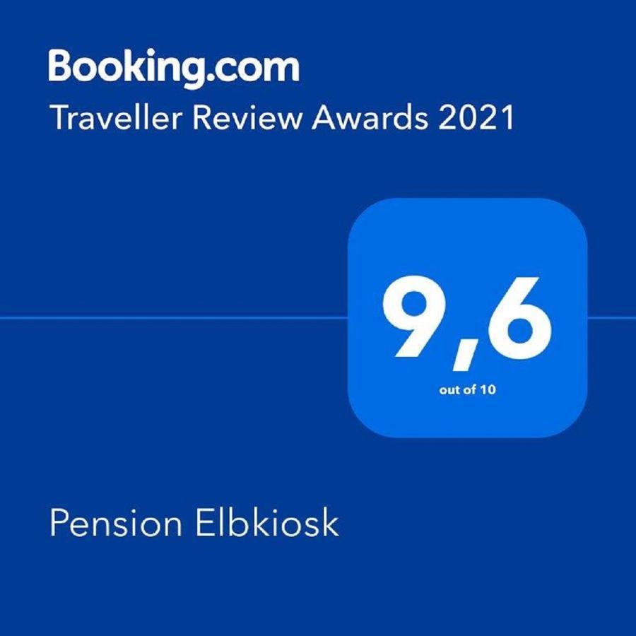 Pension Elbkiosk Kleinzadel Buitenkant foto