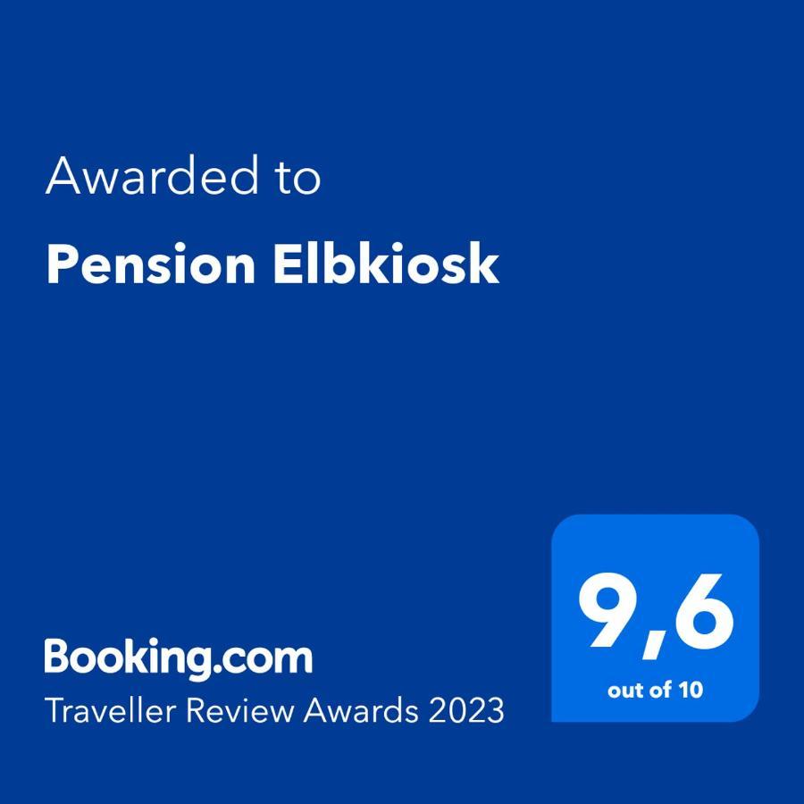 Pension Elbkiosk Kleinzadel Buitenkant foto